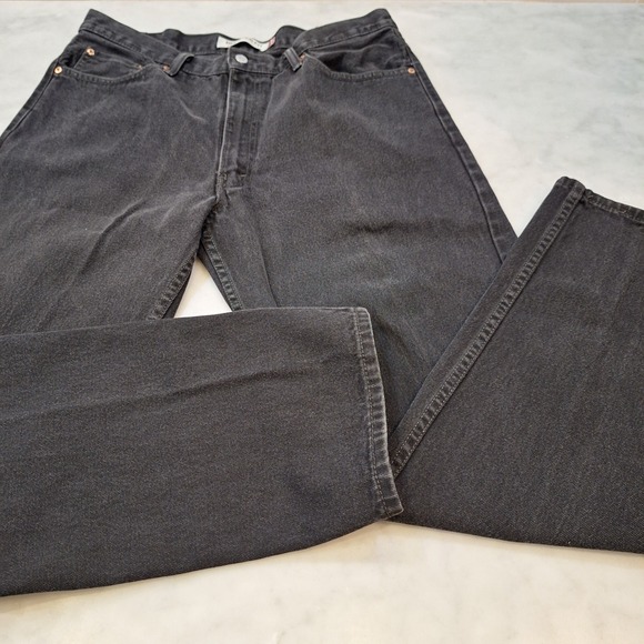 Levi's Other - Levi's 550 Relaxed Fit Jeans Mens 38x34 Black Denim Faded Tapered Leg Pants